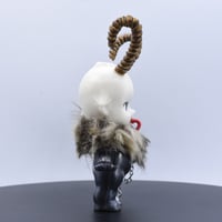 Image 6 of Medium Size Krampus Kilos Kewtie Special Christmas Edition Resin Figure -Tan head fur & black body