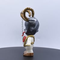 Image 7 of Medium Size Krampus Kilos Kewtie Special Christmas Edition Resin Figure - Hooves and Overalls