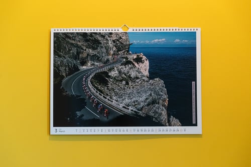 Image of Tornanti.cc 2025 cycling calendar!