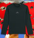 Find yourself in a beautiful house - Longsleeve Black/Olive Image 3