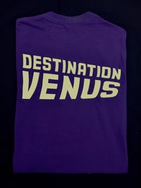 Image 2 of DESTINATION VENUS T-Shirt. Unisex, purple