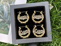 Glitter hoops