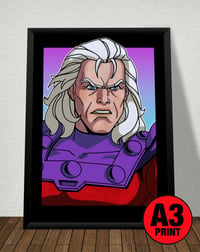 X-Men '97 'Magneto' A3 (16" x 12") Signed Print Comic Style Illustration