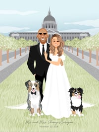 Image 4 of Wedding Portrait With Detailed Background