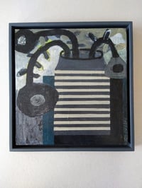 Image 5 of Night Flowers with Striped Vase 