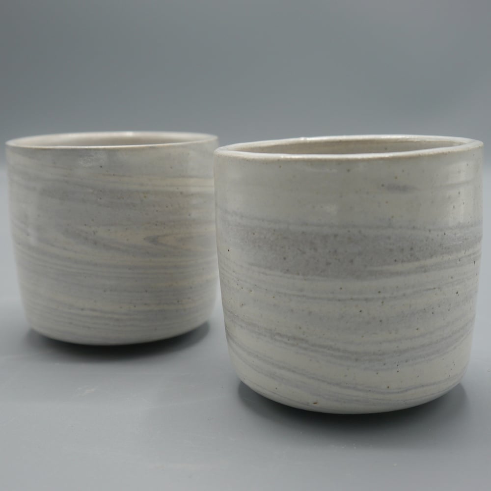 Image of Marbled tea cups
