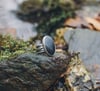 Black river pebble flow ring