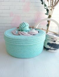 Image 1 of Cotton cord basket