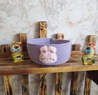 Image 4 of Cotton cord basket for children's room