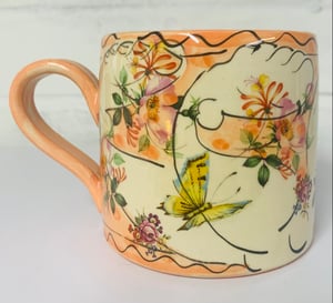 Image of Peach cylinder mug