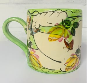 Image of Light green Cylinder mug