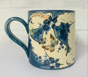 Image of Dark blue Cylinder mug