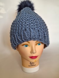 Image 1 of Blue Beanie