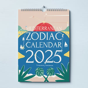 Mediterranean Zodiac Calendar 2025