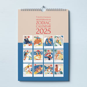 Mediterranean Zodiac Calendar 2025