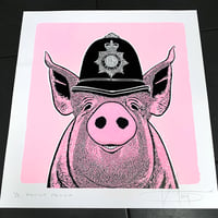 Image 1 of LAW & PORKER - PIGGY PINK - ARTIST PROOF