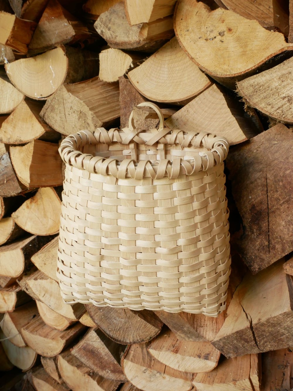 Image of One-day basketry course - Weave a wall basket, LLandenny, Usk, Monmouth SATURDAY 14TH JUNE 