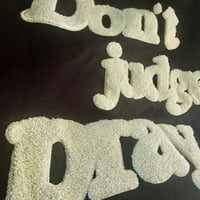 Image 2 of PRAY FOR ME SWEATER chenille embroidery