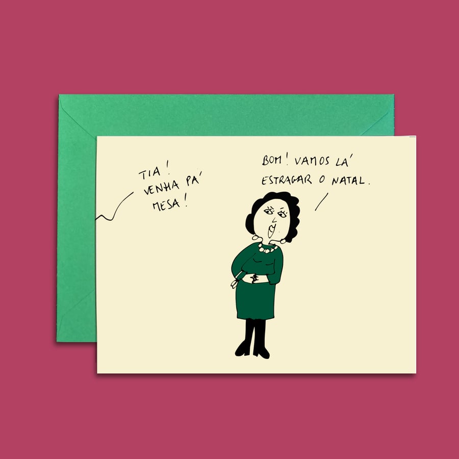 Image of POSTAL ESTRAGAR O NATAL — Hugo van der Ding