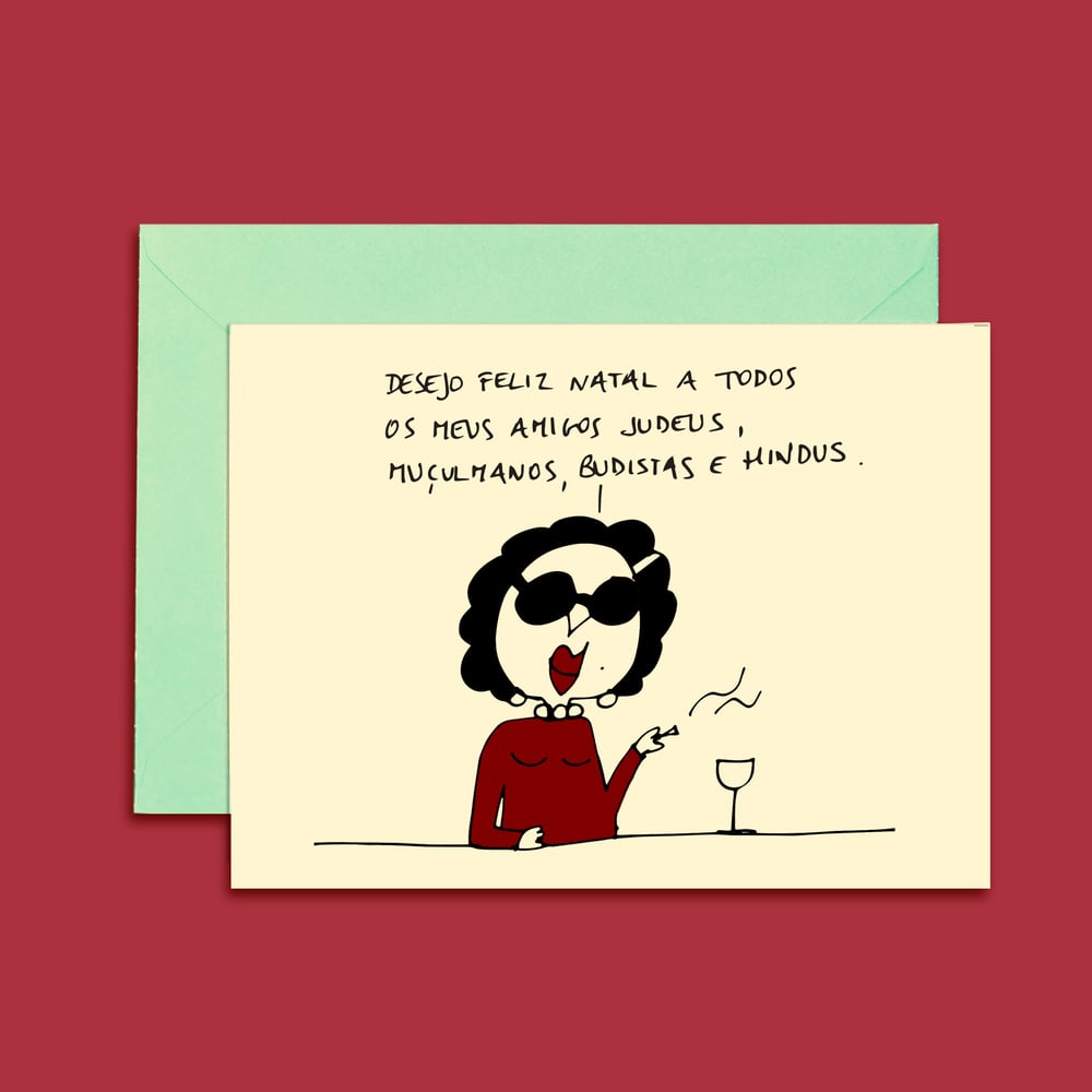 Image of POSTAL FELIZ NATAL — Hugo van der Ding