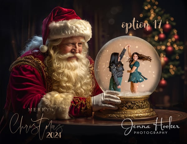 Image of Santa and Christmas Composite Photos