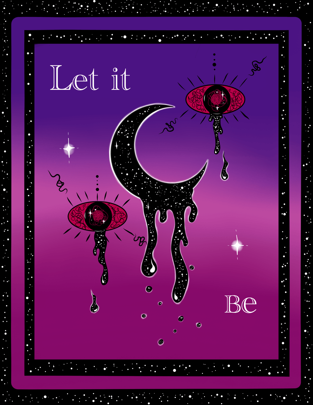 Image of Let it be tote bag