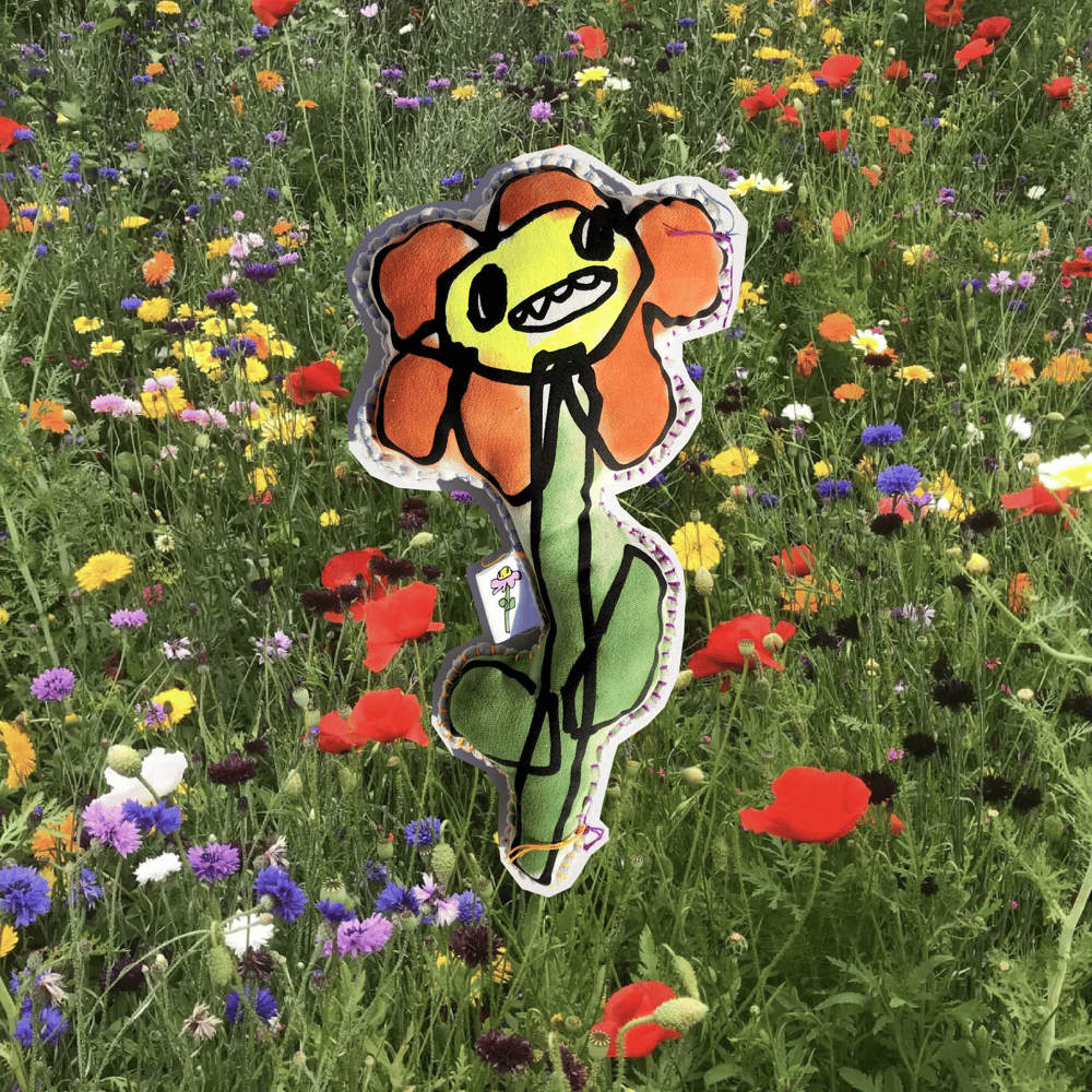 Image of Jumbo Garden Plush - Orange Blossom