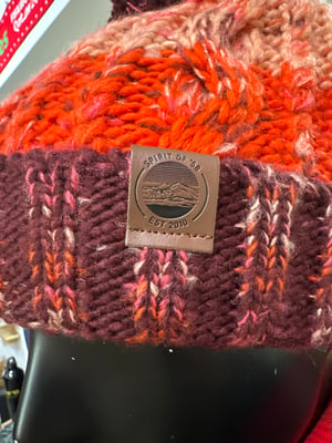 Image of SO58 Pom Pom Beanie in Cherry Sherbert 