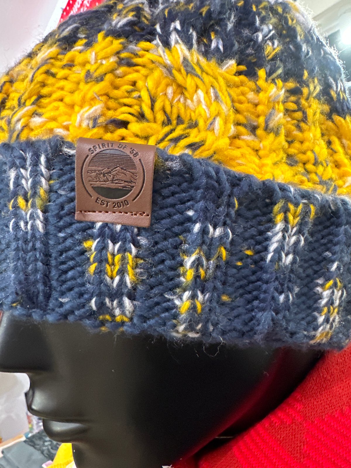 Image of SO58 Pom Pom Beanie in Morning Frost 