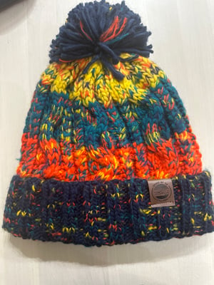 Image of SO58 Pom Pom Beanie in Crackling Campfire 