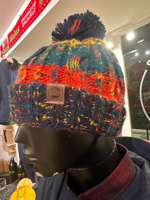 Image of SO58 Pom Pom Beanie in Crackling Campfire 