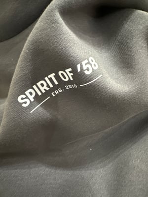 Image of Spirit of 58 Heavyweight Unisex Hoodie in Charcoal 