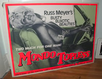 Image 1 of MONDO TOPLESS Russ Meyer sexploitation Movie Poster 1966