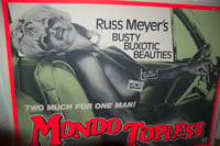 Image 4 of MONDO TOPLESS Russ Meyer sexploitation Movie Poster 1966