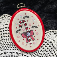 Creepmas Candy Cane Embroidery 