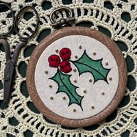 Haunted Holly Embroidery 