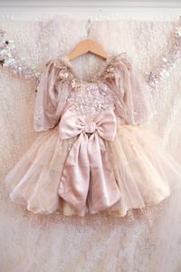 Image 1 of Blushing Christmas Dress- 4-5year