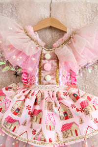 Image 3 of Gingerbread & Gumdrops Romper