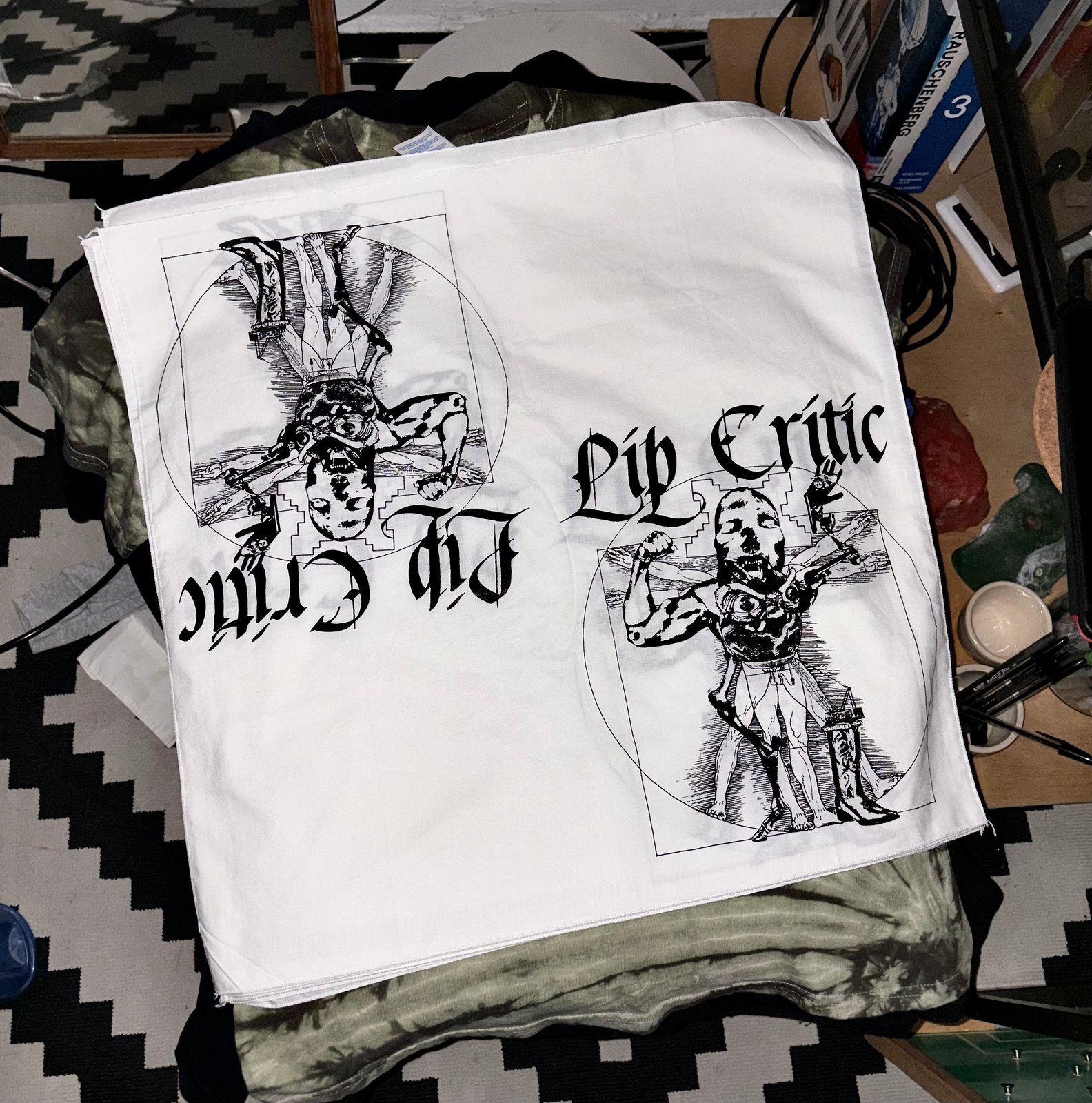 Positivity Creature/Vitruvian Man Bandanas