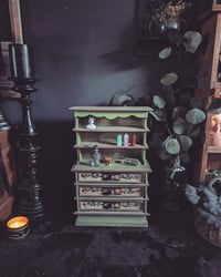 Image 1 of Mini sage curio cabinet 