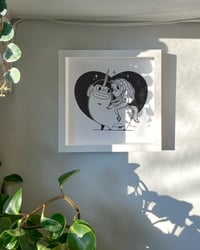Image 3 of Derpy Couple Portrait - Unicorn edition