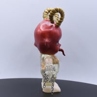 Image 7 of Medium Size Krampus Kilos Kewtie Special-Christmas Edition Double Cast Resin Figure- Baby & Hooves