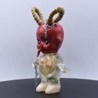 Image 5 of Medium Size Krampus Kilos Kewtie Special-Christmas Edition Double Cast Resin Figure- Baby & Hooves