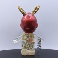Image 2 of Medium Size Krampus Kilos Kewtie Special-Christmas Edition Double Cast Resin Figure- Baby & Hooves