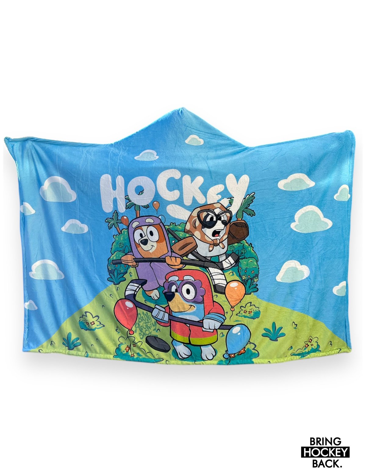 Hockey Grans Hoodie Blanket