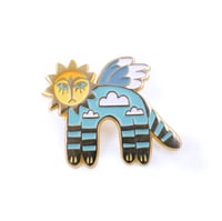 Image 1 of Sun Sphinx Enamel Pin