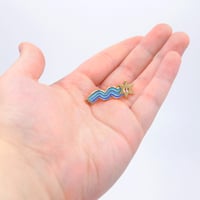 Image 2 of Comet Enamel Pin