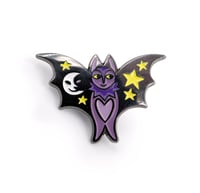 Image 1 of Nightsky Bat Enamel Pin