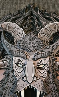 Image 3 of Krampus Layered Wall Art