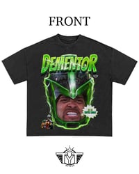 Image 1 of Oversized Cropped 'Dementor Face' Shirt